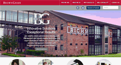 Desktop Screenshot of browngreer.com